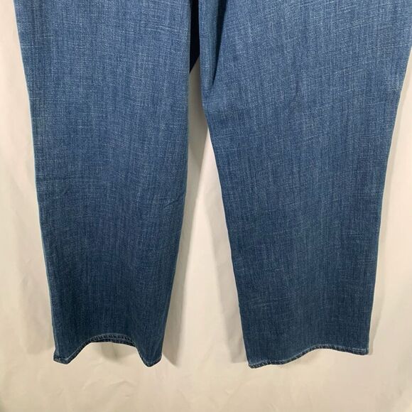 J. Crew Maternity Jeans Womens 28 Dark Wash Blue Pull On Adjustable Back Pockets - Picture 6 of 10